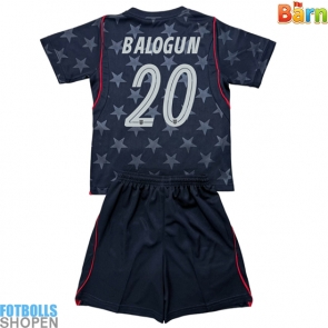 Billiga Förenta stater Folarin Balogun #20 Bortatröja Barn VM 2026 Kortärmad (+ Korta byxor)